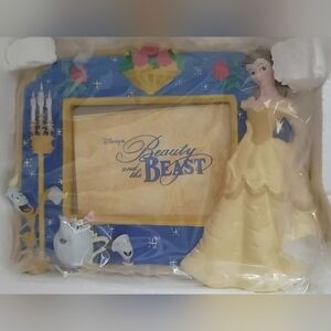 NIB Vintage Disney's Beauty and the Beast Picture Frame La Belle et La Bete